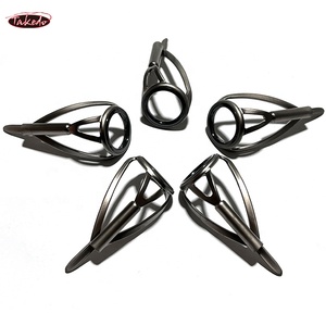 TAKEDO Anillas de Caña de Pescar de Alta Calidad TN90 TUKWLSG Matt <span class=keywords><strong>Gunsmoke</strong></span> SIC para Carpa y Surfcasting, Componentes para Construcción de Cañas, Accesorios DIY para Cañas - Product Image 6