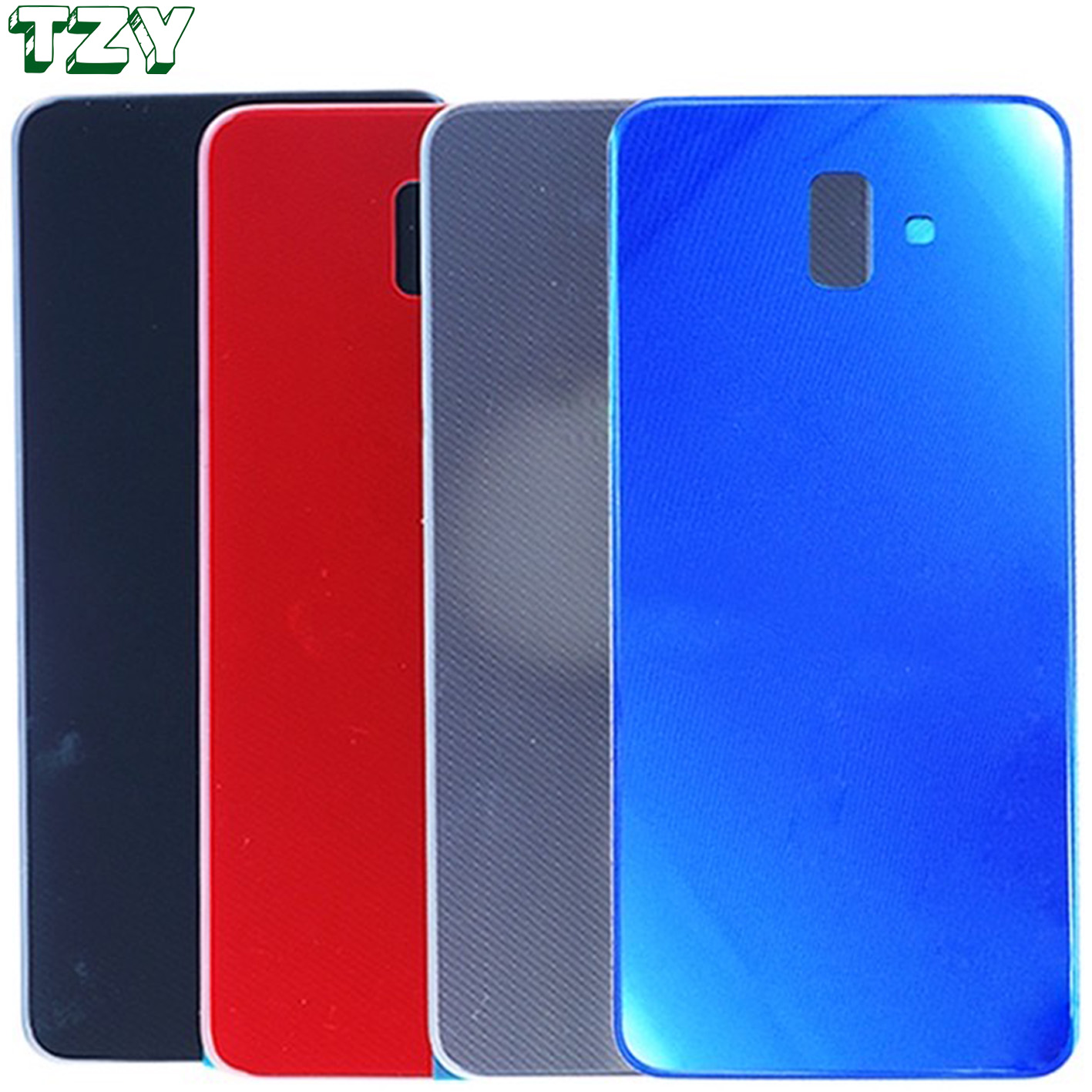 Корпус мобильного телефона задняя крышка батарейный отсек запасные части для Samsung J6 plus J610 j6 + j4plus j415 j4 +