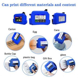 手持ち式インクジェットプリンター有効期限コーディング機インクジェットQRガラス瓶有効期限付きバッチ日付高速ドライインクジェット - Product Image 6