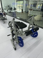 Venta al por mayor Dezhou fábrica profesional ROSEN gimnasio Fitness equipo 3 capas pintura Iso lateral pierna Curl para ejercicio