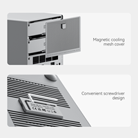 Mini PC Beelink Nas, Intel N150 4C 4T, 16 Go LPDDR5, double LAN 2.5GE 5GE, affichage 4K, ordinateurs de bureau de haute qualité, mini ordinateur