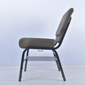 Chaises de prêtre empilables et emboîtables en acier noir, nouveau design 2025, <span class=keywords><strong>pour</strong></span> la vente en église - Product Image 5
