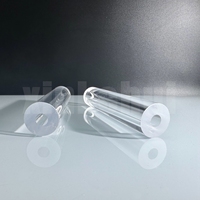 Tube en saphir poli optiquement, tube cylindrique, tube de lentille, tige en verre, lentilles en verre, grand tube en saphir