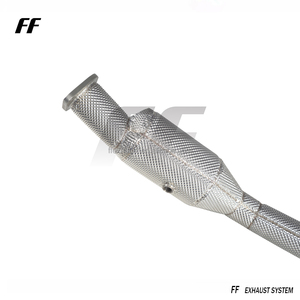 Tuyau de descente de haute qualité pour jeep Grand Cherokee <span class=keywords><strong>SRT</strong></span> 6.4 système d'échappement de tuyau de descente de Performance de course - Product Image 6