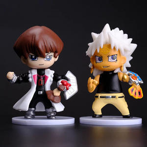 Anime japonais <span class=keywords><strong>Yu</strong></span>-<span class=keywords><strong>Gi</strong></span>-<span class=keywords><strong>Oh</strong></span>, version Q, ensemble de 6 pièces, Yugi Muto & Seto Kaiba, figurine en PVC, modèle de jouet, échelle 1/60 - Product Image 3