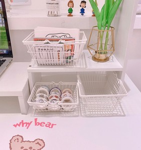 Chariot miniature en fer rose kawaii, chariot de courses mignon et créatif, accessoires <span class=keywords><strong>photo</strong></span>, décorations de chariot, panier de rangement décoratif pour la maison - Product Image 3