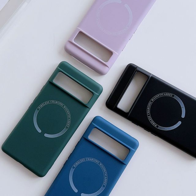 Magnetic Shockproof Wireless Charging Silicone TPU Case for Google Pixel 9 8 Pro 8A 7A Mobile Phones