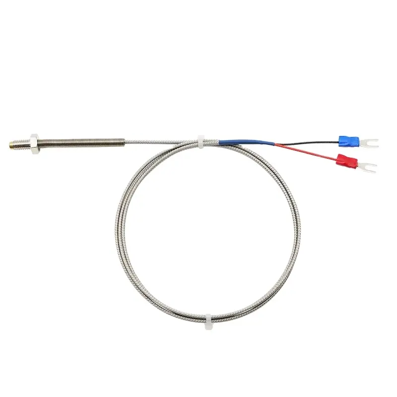 Termopar de tornillo M6 sensor de temperatura tipo K Cable de detección de temperatura máquina de moldeo por inyección Sonda de control de temperatura