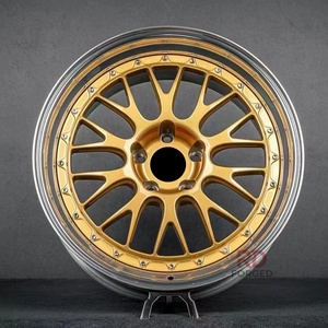 Juego de 2 o 3 Piezas de Llantas Doradas para Automóvil, 5x114.3 5x120 5x130, 18 19 20 Pulgadas, E88 E89, Llantas Forjadas de Aleación para Porsche, BMW, Audi, <span class=keywords><strong>Ferrari</strong></span> - Product Image 2