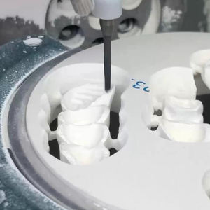 5 assi CAD CAM laboratorio dentale fresatrici <span class=keywords><strong>CNC</strong></span> per <span class=keywords><strong>Zirconia</strong></span> PMMA PEEK blocco cera macinazione - Product Image 3