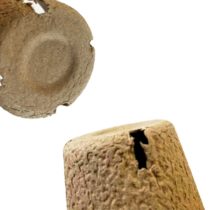 Chất Lượng Cao Phân Hủy Sinh Học Bột Giấy Hạt Giống Cup Thân Thiện Với Môi Nursery Container Tuyên Quảng Trường/Hình Dạng Tròn Hoa - Product Image 2