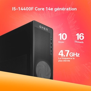 Tout nouveau <span class=keywords><strong>PC</strong></span> de bureau de jeu HP <span class=keywords><strong>OMEN</strong></span> avec Ultra5-225F 32G DDR5 1TBSSD RTX5060ti 16G - Product Image 3