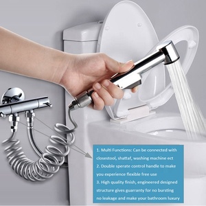 Роскошная ванная комната Toliet <span class=keywords><strong>Shattaf</strong></span> 3-ходовой угловой клапан с двойным переключателем - Product Image 5