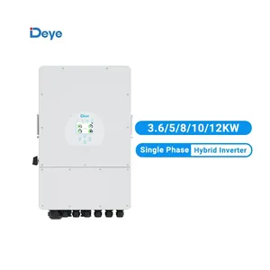 Deye Hybrid Solar Inverter for Solar Energy Storage System Single Phase 5KW Solar Panels Inverter with IP65 Waterproof