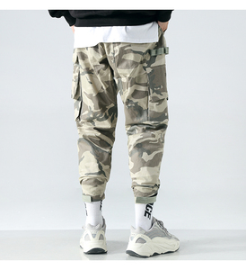 Hot Selling 100% Cotton Printed Jogger Pants Cargo <strong>Sports</strong> Pants <strong>Men</strong> Cargo <strong>Trousers</strong> - Product Image 3