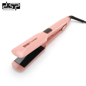 เครื่องหนีบผมมืออาชีพ Dsp สีชมพู รุ่น 10730 พร้อมหน้าจอแสดงอุณหภูมิและปรับระดับได้ สำหรับใช้ในร้านเสริมสวย - Product Image 3