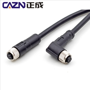 M8 loạt không được bảo vệ thẳng/Góc nam và nữ overmolded cắm 3 4 5 6 8 chân một B D mã tùy chỉnh Cáp - Product Image 2