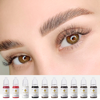 Vente Chaude Pigment Professionnel Organique Semi-Permanent Microblading Sourcils Lèvres Corps pour Tatouage de Sourcils