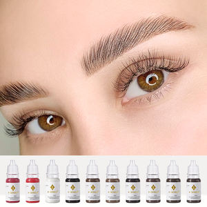 Pigmento di microblading del corpo delle labbra del sopracciglio di trucco semipermanente organico professionale di vendita calda per il tatuaggio del sopracciglio - Product Image 3