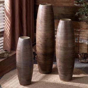 Floor-standing Large Retro Wabi-sabi Hotel Patio Decoraciones Flores secas <span class=keywords><strong>Grandes</strong></span> <span class=keywords><strong>Jarrones</strong></span> de porcelana de cerámica 80 - Product Image 2