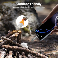 Toocki-Encendedor de cigarrillos portátil compatible con baterías portátiles/tabletas, interruptor de botón de entrada de 5V para iluminación de viaje