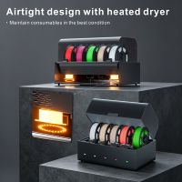 Elyarchi Caja Secadora de Filamento de 5 Bobinas para PLA PETG ABS ASA PA PC, Sistema de Impresora 3D Multicolor Klipper