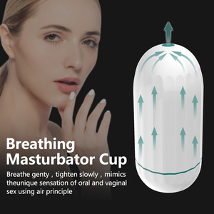 Silicone nam masturbator cup tự chế đồ chơi Nam với người đàn ông thủ dâm búp bê cho sử dụng cá nhân - Product Image 2