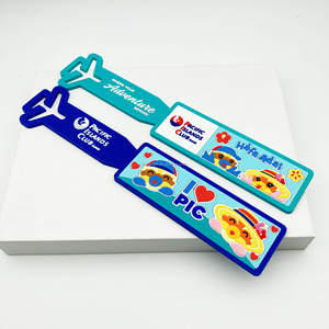 Étiquette à <span class=keywords><strong>bagages</strong></span> <span class=keywords><strong>en</strong></span> PVC imperméable avec rabat de confidentialité - Étiquette d'identification de bagage personnalisée <span class=keywords><strong>pour</strong></span> les voyageurs d'affaires et l'enregistrement à l'aéroport - Product Image 6