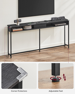 <span class=keywords><strong>VASAGLE</strong></span>-Table de Salon Moderne, <span class=keywords><strong>Console</strong></span> Longue, Table d'Entrée avec Sortie et Étagères - Product Image 5