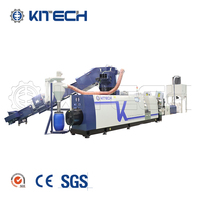 500 kg/h nouvelle conception PP tissé sacs sacs Jumbo recyclage lavage granulateur ligne recyclé pelletisation Machines