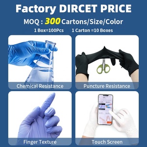 100 teile/schachtel Nitril handschuhe Nicht Latex Arzt Untersuchung Dental Lake Blue Einweg pulver frei 3mil Nitril handschuhe für medizinische - Product Image 2