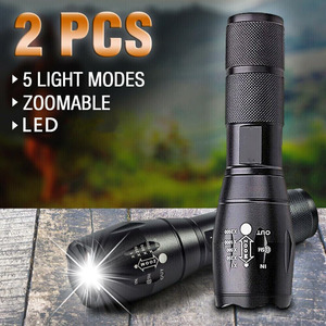 Linterna Táctica LED de Alta Potencia, 2000 Lúmenes, Impermeable IP67, Recargable por USB, Ajustable, para Camping, 8 Horas de Duración, Venta al Por Mayor - Product Image 5