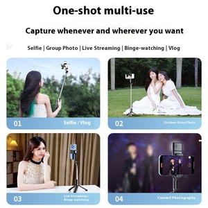 <span class=keywords><strong>Bluetooth</strong></span> Tripod cep için üç bir Mini Selfie sopa telefon tutucu taşınabilir Video kayıt canlı yayın eserdir seyahat - Product Image 4