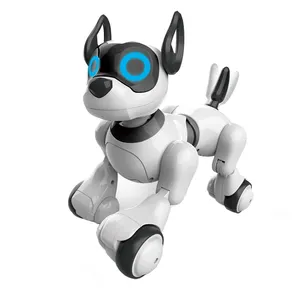 Uzaktan kumandalı Robot köpek RC interaktif akıllı yürüyüş dans elektronik pet işıklar ve sesler ile çocuklar için uygun