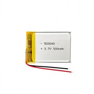 Bateria de Polímero de Lítio 503040 3.7V 500mAh Recarregável - Product Image 1