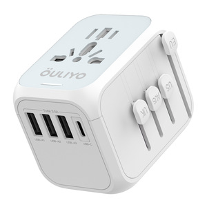 อะแดปเตอร์แปลงไฟอเนกประสงค์ OULiYO 3A1C PD ชาร์จเร็ว 100-240V วัสดุ ABS ป้องกันการชาร์จเกิน สำหรับใช้งานระหว่างประเทศ - Product Image 2