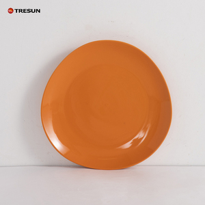 ชุดจานชามเซรามิกเคลือบสีส้มคุณภาพพรีเมียม ชุดอาหารค่ำ - Product Image 6