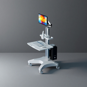 Oral <strong>Trolley</strong> Can Hold <strong>Printers</strong> Add Remove Accessories Single Tray Mobile Hospital Outpatient Dental Clinic <strong>Trolley</strong> - Product Image 4