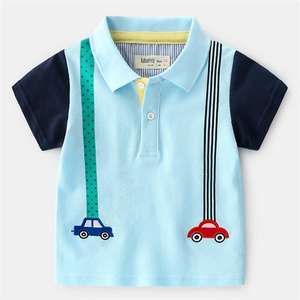 T-shirt polo d'été pour garçons de 3 ans, disponible en ligne auprès d'un fournisseur chinois - Product Image 1
