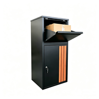 Boîte aux lettres de livraison en acier galvanisé durable pour l'extérieur, boîte à colis pour appartement, boîte de livraison de colis