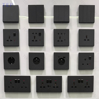 Enchufe de Pared para TV y Datos por Satélite Universal Moderno, Enchufe Macho para TV, Estándar del Reino Unido, PC de Lujo, CE, Bolsa de Tela No Tejida, 16A 250V
