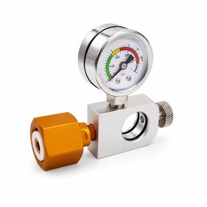 Adaptador de Cilindro de CO2 para Agua Carbonatada, Estación de Recarga de Carbonatador, Botella de Aleación de Aluminio de 1500 psi, Reemplazo para Llenado de Tanques, Zimakyfa, 1 Año de Garantía - Product Image 1