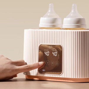 Hochwertige elektrische Milch heizung für Kleinkinder Profession elle Doppelflaschen-Heiz station <span class=keywords><strong>Baby</strong></span> flaschen wärmer von Herstellern - Product Image 2