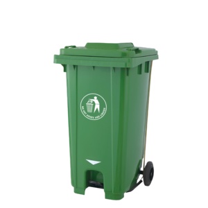 240ltr comprar cubo de basura precio barato con ruedas contenedor de basura reciclar 240l cubo de basura de plástico con ruedas OEM - Product Image 1