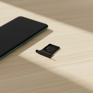 Tiroir de carte SIM Oppo pour Reno 6 Pro noir, pièce de rechange - Product Image 3