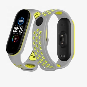 <span class=keywords><strong>Mi</strong></span> banda 5 Correa de silicona de doble Color Correa Para Xiaomi <span class=keywords><strong>Mi</strong></span> banda 5 pulsera de Fitness - Product Image 2