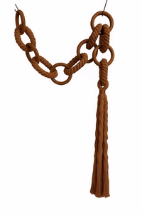 Terre brune inspirée Posemia corde de coton tissée à la main Art déco naturel <span class=keywords><strong>tenture</strong></span> <span class=keywords><strong>murale</strong></span> pour Diwali mariage anniversaire anniversaire - Product Image 2