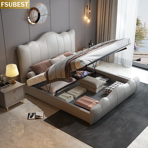 Cama de Lujo Doble, Estructura de Cama, Lit Cama, Yatak, Letto, Letti, Bedden, Muebles de Dormitorio, Cadre De Twin Matrimonial para 2 Personas - Product Image 4