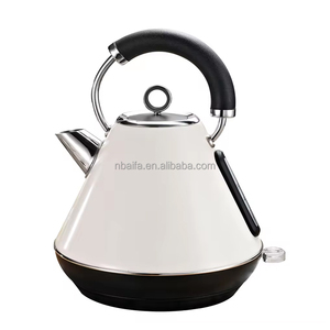 Aifa 304 Stainless Steel Tea <strong>Kettle</strong> Retro Electric Hot Water Boiler Wood Grain Black Electric <strong>Pyramid</strong> <strong>Kettle</strong> - Product Image 1
