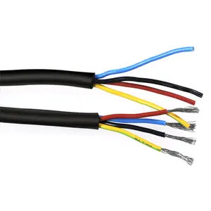 Free Sample Outdoor Electric Cable 4x0.75mm2 Silicone Wire